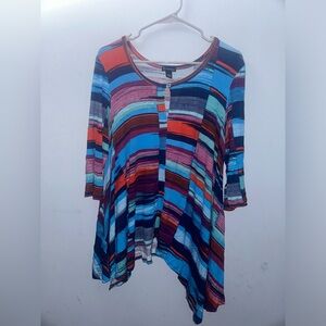 New Directions striped blouse
